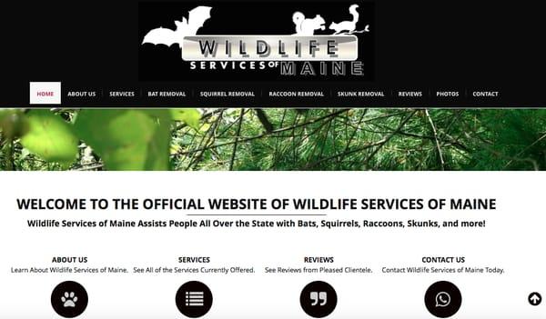 www.wildlifeservicesofmaine.com by Witt Web Designs