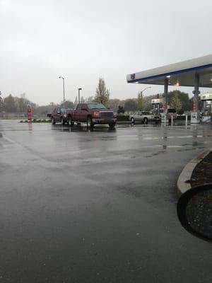 Make your own parking spot day...,Starbucks is busy!