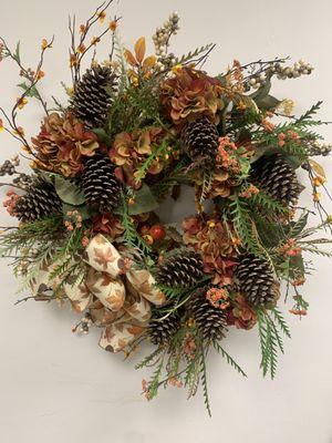 Stop in for seasonal Wreath selections.