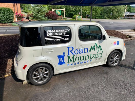 Roan Mountain Pharmacy' Delivery Car