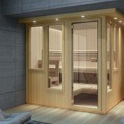 Traditional Sauna - Panel Built