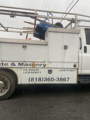 Don't call someone obscene words in your work truck