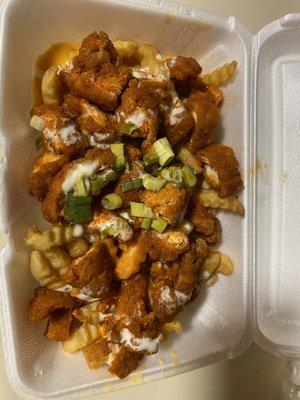 Buffalo chicken fries