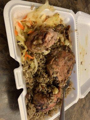 Jerk chicken meal