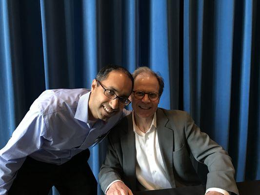 Dr. Singh with Dr. Dan Siegel!