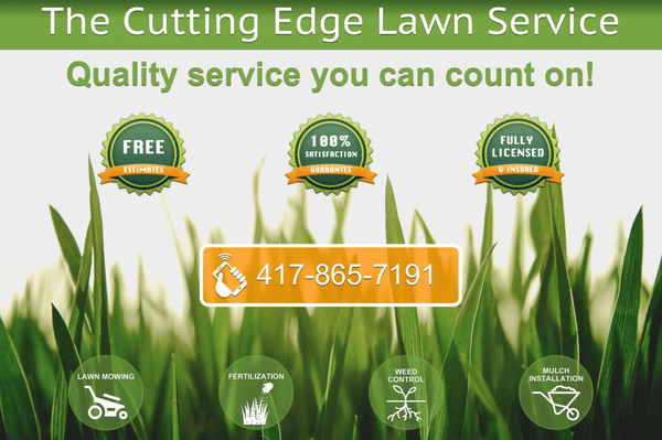 The Cutting Edge Lawn Service Springfield, MO Lawn Care and Weed Control