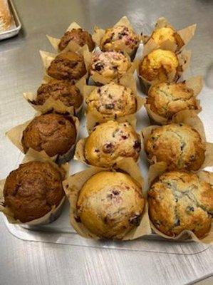 Assorted muffins