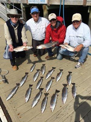 Fall Speckled trout fishing (Catching)