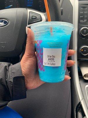 small blue raspberry Coolatta