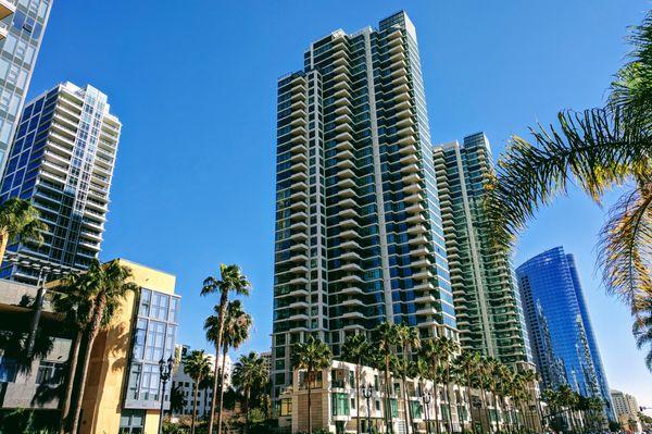 Condos in the Columbia District of Downtown San Diego