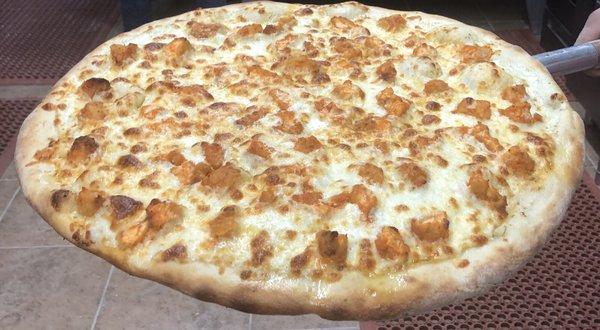 Buffalo chicken pizza.