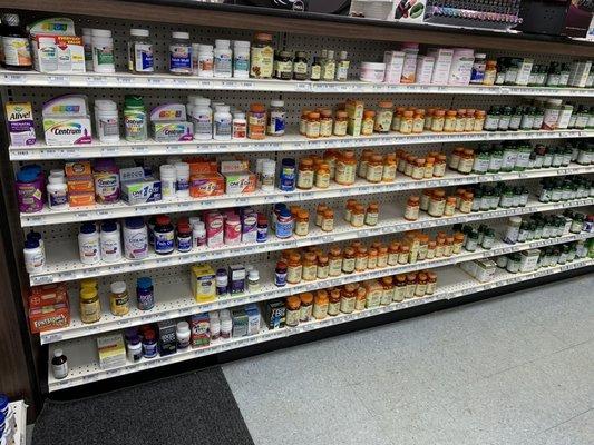 We carry full line of vitamins