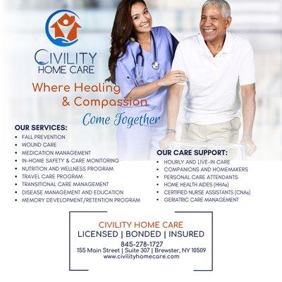 Join the Civility Home Care Team and Grow with Us!