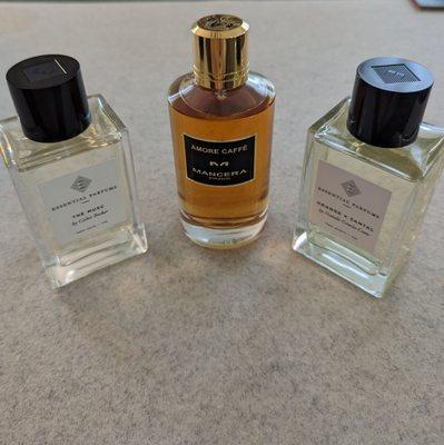 Essential Parfums "The Musc" Mancera "Amore Cafe" Essential Parfums "Orange x Santal"