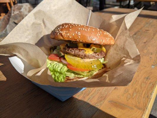 Jalapeno burger