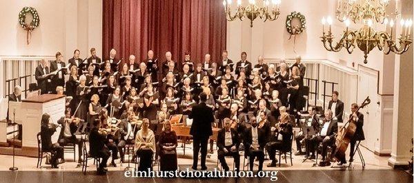 Elmhurst Choral Union, soloists & orchestra in concert