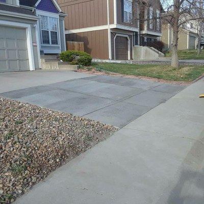 Job completed by EXPERT CONCRETE