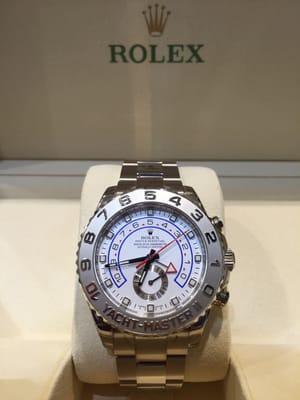 Rolex 18kt white gold yacht master I I  original