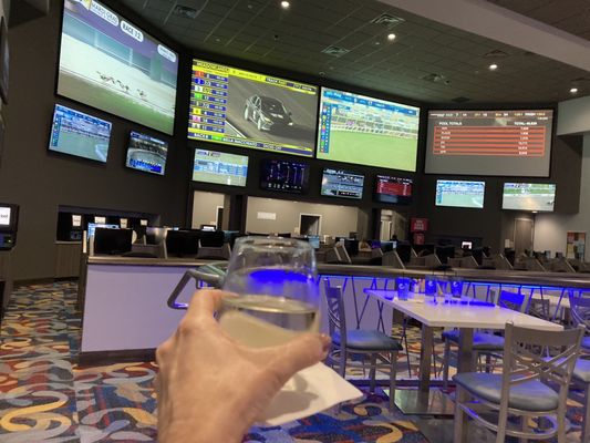 Sports betting area.