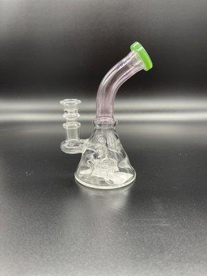 WATER PIPE MINI BEAKER PINK