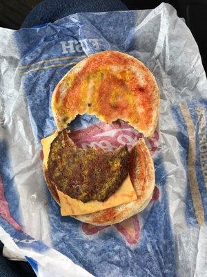 Overpriced kids burger $1.99