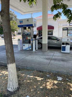 Pumping gas