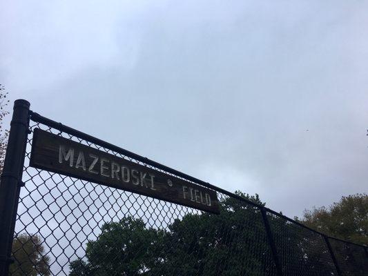 Mazeroski Field is located behind the wall.