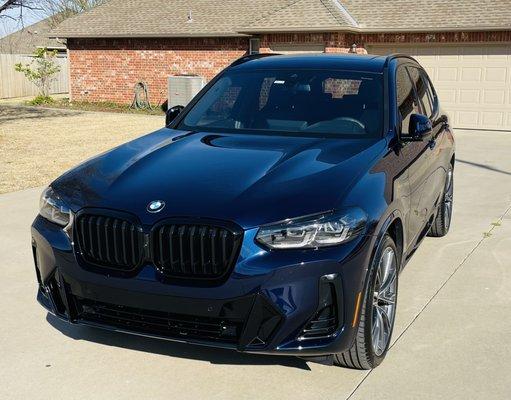 My 2023 BMW X3 XDrive 30i with the M-Sports Package, from Jackie Cooper BMW.