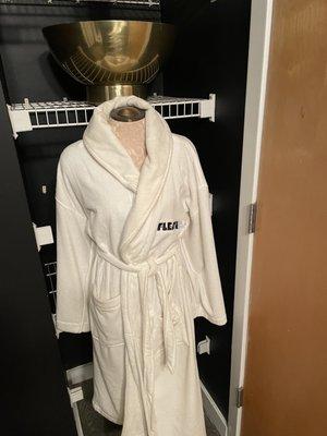 This robe has seen better days...