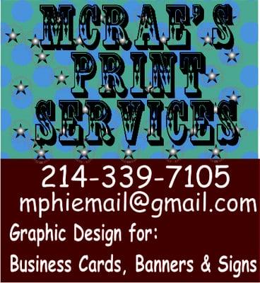 McRae's Print Services