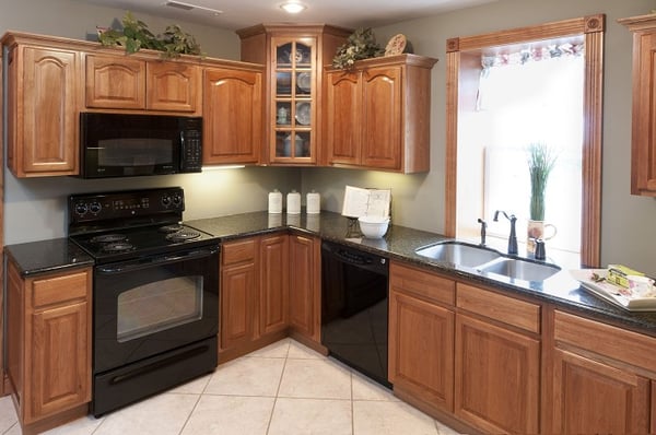 Hickory Glazed Walnut Kitchen