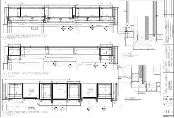 woodwork cabinetry shop drawings