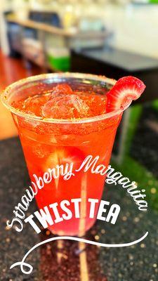 Strawberry Margarita flavored Twist Tea.