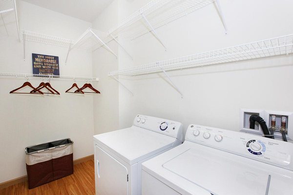 Convenient laundry/storage in every apartment!