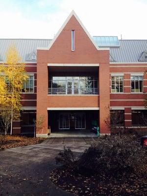 Library entrance