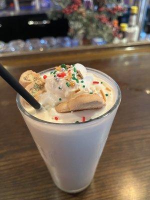 Eggnog frozen daiquiri