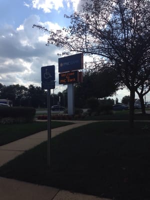 Bank sign