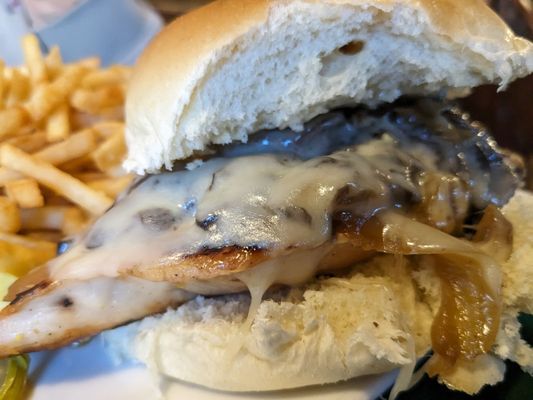 Chicken sandwich with those perfect fries