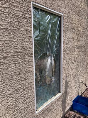 Broken window