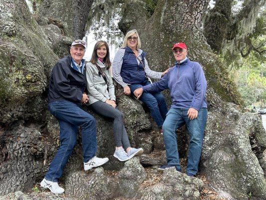 Riders on the lovers oak!