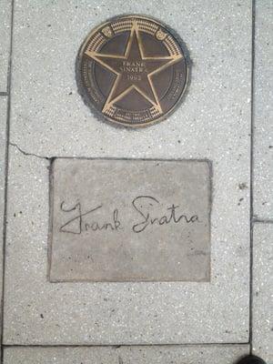 Frank Sinatra performed at the grand reopening of the Warner Theatre in October 1992.