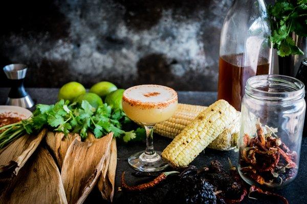 The Kernel - a street corn flavored cocktail! There's nothing we can't drink!