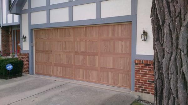 AFTER: This beautiful C.H.I. Accent garage door really adds a touch of beauty to our customer's home.