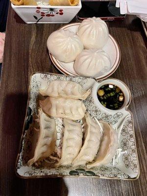 BBQ pork buns and dumplings