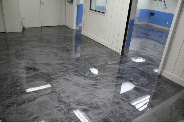 Epoxy Metallic Floor System