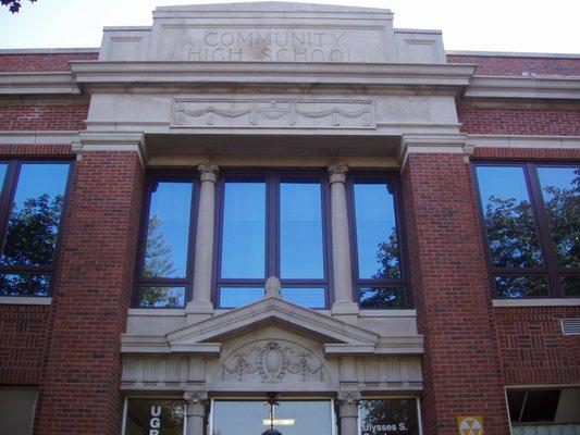 Replaced the windows on this school