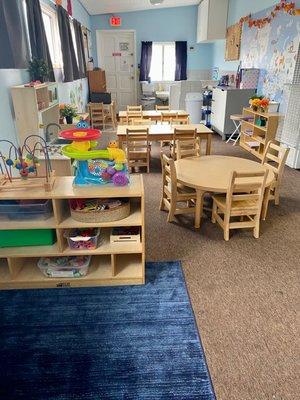 Our Blue Jays classroom for our 2-year-olds.