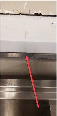 This is a stick on the countertop that Levin Group installed!