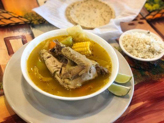 Sopa de gallina