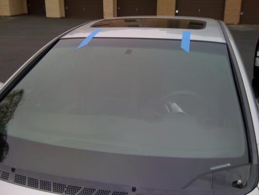 Free completed windshield with full coverage insurance.